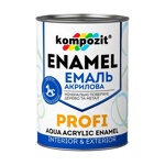 Akrylový smalt  KOMPOZIT PROFI Gloss  0.3 l | rôzne odtiene (smaltovacia farba ENAMEL)