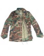 Zimní Bunda M65, woodland, dětská
