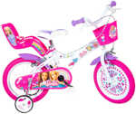 ACRA Dětské kolo Dino Bikes Barbie dívčí 14" balanční kolečka