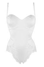 Nella dámský korzet s vyztuženými košíčky XS bílá