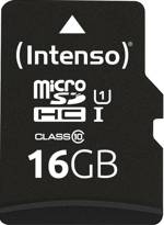 Intenso 16GB microSDHC Performance paměťová karta microSD 16 GB Class 10 UHS-I vodotěsné