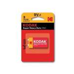 Baterie Kodak 6F22, 9V, Zinc-Chloride, 9V, 1ks