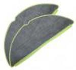 Mopy pro iRobot Roomba Combo 205 DustCompactor mikrovlákno 2ks