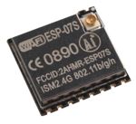 WiFi modul ESP-07S FTP, HTTP, IPv4, TCP/IP AES, TKIP, WEP, WPA, WPA2 GPIO, HSPI, I2C, I2S, IR, PWM, UART RF Solutions