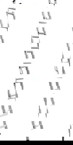 Žebřík Al 1d. 9př. 2,53m nosnost 150 kg 792587