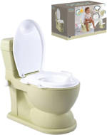 DOLU Dětská toaleta XL baby WC světle zelená na baterie Světlo Zvuk