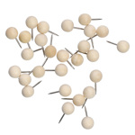 Sada špendlíků, 25 kusů, dřevěná hlavička 11239