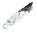 LED indikátor barva světla Modrá, objímka žárovky: Telefonní kontaktní patice jednočipový, průměr: 5.5mm