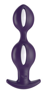 Fun Factory B Balls white-dark violet