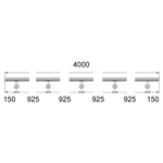 Nerezové madlo na schodiště 4m, EB1-M400