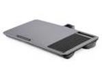 DIGITUS Notebookový stůl, pracovní stanice do 17", slot pro mobilní telefon, podložka pod myš