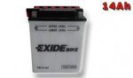Motobaterie EXIDE BIKE Maintenance Free 14Ah, 12V YTX16-BS