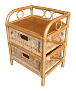 Ratanová komoda 2 zásuvky ratan SLEVA 7 %  | RYCHLÉ DODÁNÍ