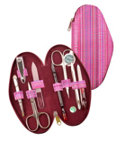 DUP Manikúra kožená 230401-384 GITA nůžky Solingen