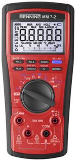 Benning MM 7-2 digitální multimetr, LoZ, CAT III 1000 V, CAT IV 600 V, Displej (counts): 60000
