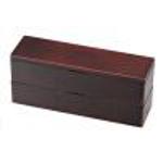 Hakoya Japonský jídlonosič pro muže Bento Slim Mahagon,  2 x 420 ml