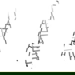 Schůdky hliníkové jednostranné 6st. Procraft PLA2.128 PLA2.128