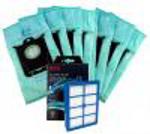 Sáčky s-Bag ® E206 a HEPA Filtr H13 Anti-Allergy ELECTROLUX VCAK1 8+1ks - originály