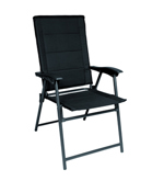 Židle ARMY skladací ČERNÁ