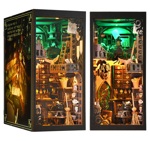 2Kids Toys 3D skládačka Zarážka na knihy Miniatura domečku Dům čarodějnice