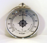 VLHKOMĚR pokojový - zlatý - průměr 85mm