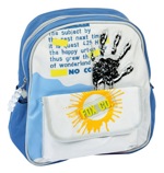 COOL dětský batoh do školky 80571 modrý-ruka