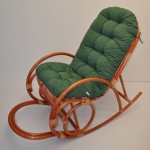 Polstr na houpací křeslo tmavě zelený melír | RYCHLÉ DODÁNÍ