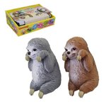 Zvířatko lenochod 9cm mačkací