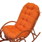 Polstr na houpací křeslo oranžový melír | RYCHLÉ DODÁNÍ