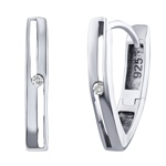 Stříbrné náušnice Zenevie s Brilliance Zirconia