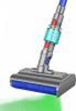 Elektro mopovací hubice s LED světlem pro DYSON V15, V11, V10, V8, V7