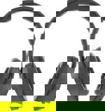 Denver BTH-235B Headset uzavřená (Over Ear) Bluetooth®, Bez kabelu stereo černá headset, regulace hlasitosti, Dálkový ovladač, Indikátor nabití mobil