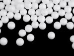 Polystyrenové kuličky Ø10; 12 mm, barva 2 (Ø12 mm) bílá