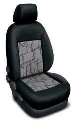 Automega Autopotahy Škoda FABIA III, KOMBI, AUTHENTIC PREMIUM, matrix šedý