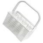 Bílý koš na příbor do myčky nádobí Zanussi (23 x 13 cm), 8 přihrádek