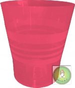 Plastkon Květináč na orchidej 110 transparentní červená