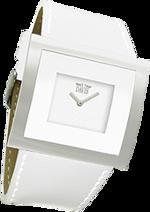 Dámské hodinky Alice – barevná kombinace nerez ocel / bílý ciferník / bílý řemínek