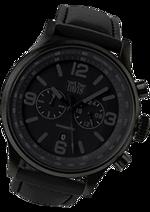 Pánské hodinky Aviamatic Sub 2 Phantom – barevná kombinace broušená nerez ocel / černý ciferník / černý řemínek