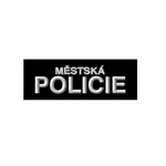 Nášivka MĚSTSKÁ POLICIE malá ČERNÁ