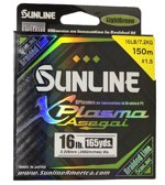 SUNLINE šňůra XPlasma Asegai 150m/16 Lbs-LGR