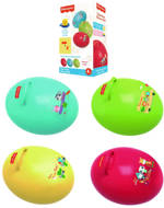 FISHER PRICE Míč skákací nafukovací Vejce hopsadlo s úchytem s pumpičkou