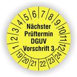 HT Instruments Prüfplaketten 15mm Bezpečnostní nálepky s potvrzením o atestu, 15 mm, 2002260, N/A, 1 ks