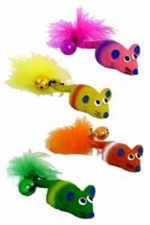 Myš s rolničkou latex 11 cm