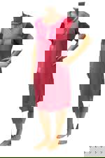 Adéla dámská noční košile s puntíky DNU329-NT 3XL světle červená