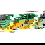 Želvy Ninja - Diecast Model 1/24 1962 Volkswagen Bus  1 s figurkou Leonardo