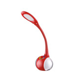 NILSEN LED stolní lampa MAGIC dotyková, stmívatelná, 7W, barev.podsvícení, červená  US009