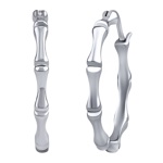 Stříbrné náušnice kosti kruhy Xerox