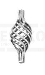 Kovaný prvek kovaný košík