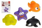 Mořské zvířatko v sáčku stříkací do vany, 7cm