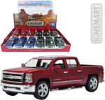 KINSMART Auto model 1:46 CHEVROLET Silverado 2014 kov PB 13cm 4 barvy